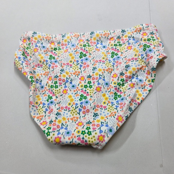 NWT QUINCE Tankini Swim Set Micro Ditsy Floral Kid Size 10 6835 - Picture 7 of 11